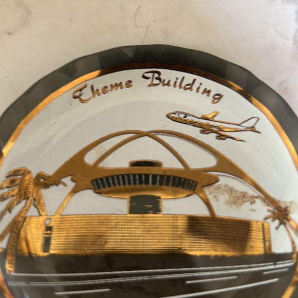 Vintage cocktail glass coasters tinker dishes set of 3 - Picture 9 of 16